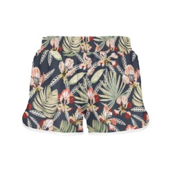 MODERN SIMPLE TROPICAL 2BN Women's Sports Shorts (Model L61)