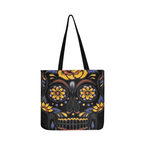 Sugar Skull Reusable Shopping Bag Model 1660 (Two sides)