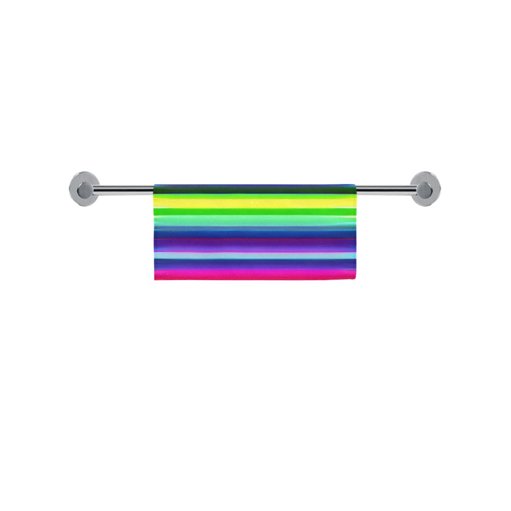 avant_garde_rainbow_TradingCard Square Towel 13“x13”