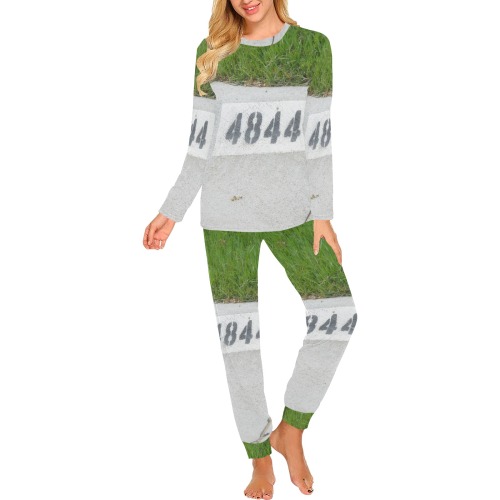 Street Number 4844 Women's All Over Print Pajama Set
