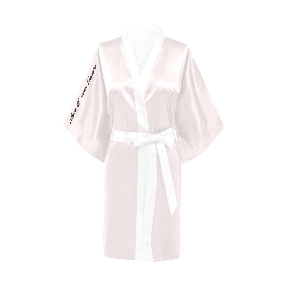Ballet Pink: Corinthian Column Kimono Robe
