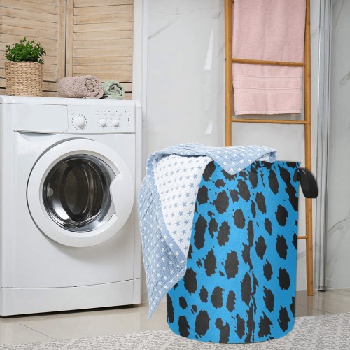 Cheetah Blue Laundry Bag (Large)