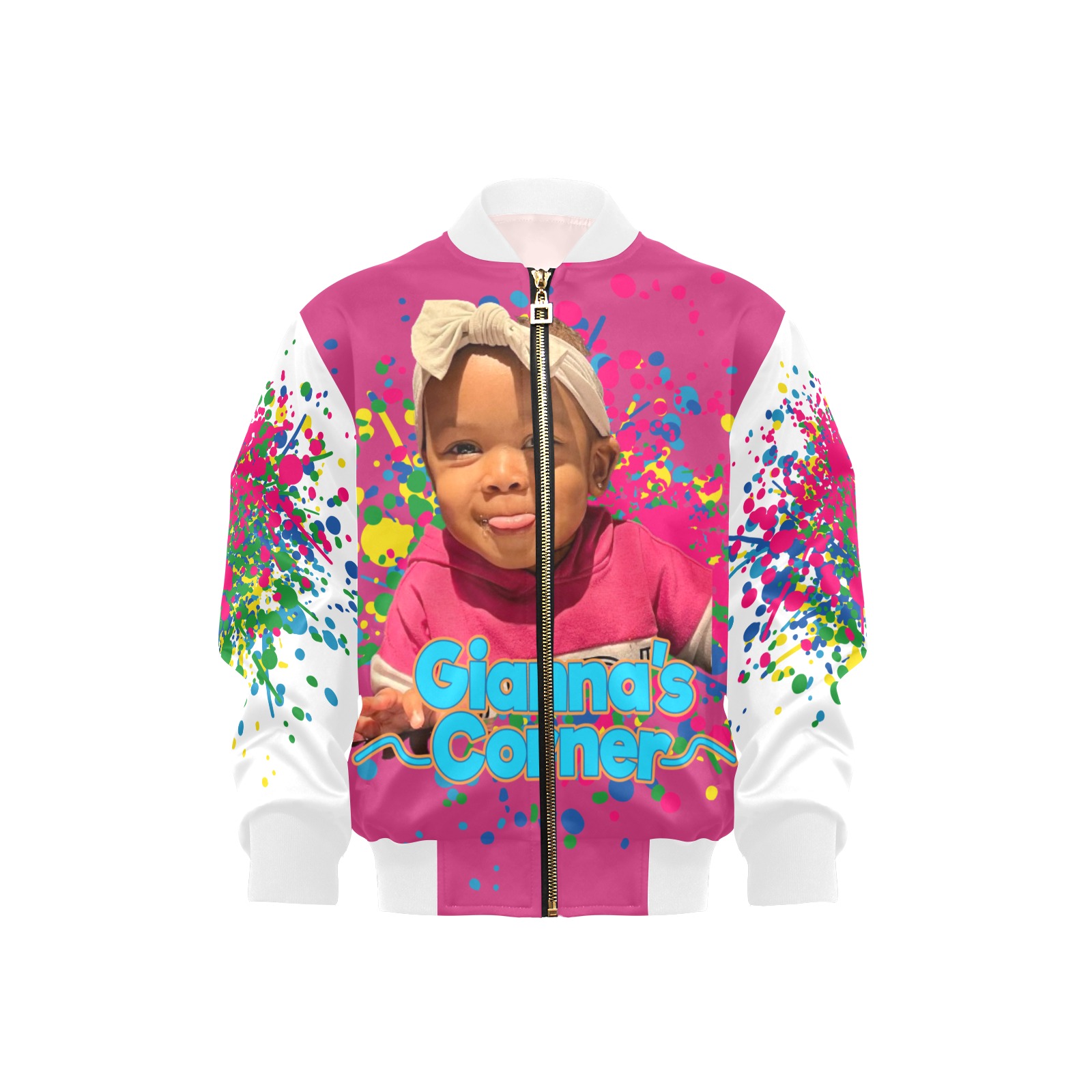 Kid's Custom Bomber Kids' Bomber Jacket with Pockets (Model H40)