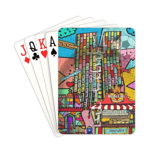 Hamburg by Nico Bielow Playing Cards 2.5"x3.5"