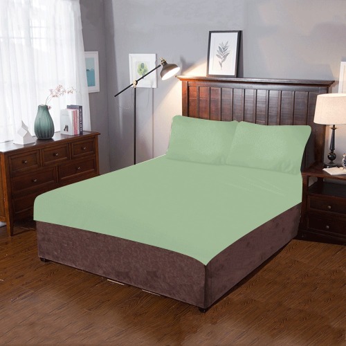 Fair Green 3-Piece Bedding Set