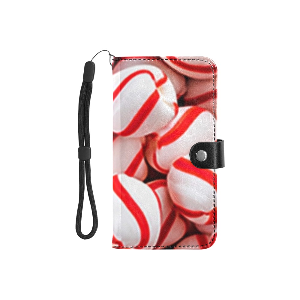 bb peppermints Flip Leather Purse for Mobile Phone/Small (Model 1704)