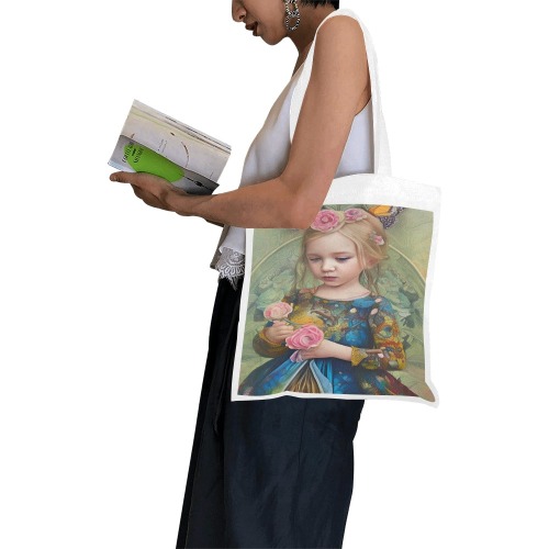 Pretty Girl 1 Canvas Tote Bag/Small (Model 1700)