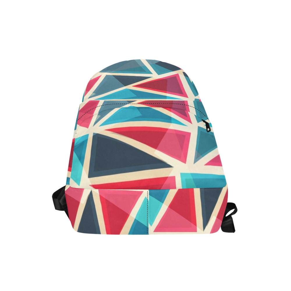 Mid Century Geo Shape Abstract (1) Unisex Classic Backpack (Model 1673)
