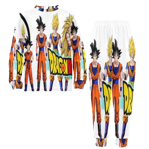 DragonBall PJ Big Boys' Crew Neck Long Pajama Set