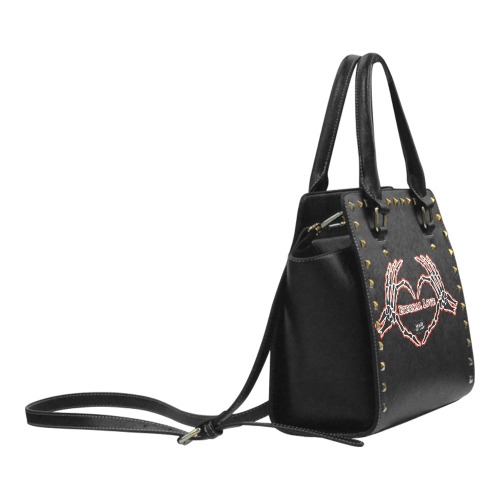 Eternal Love Rivet Shoulder Handbag (Model 1645)