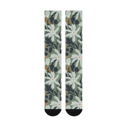Spring garden tropical green 65R Over-The-Calf Socks