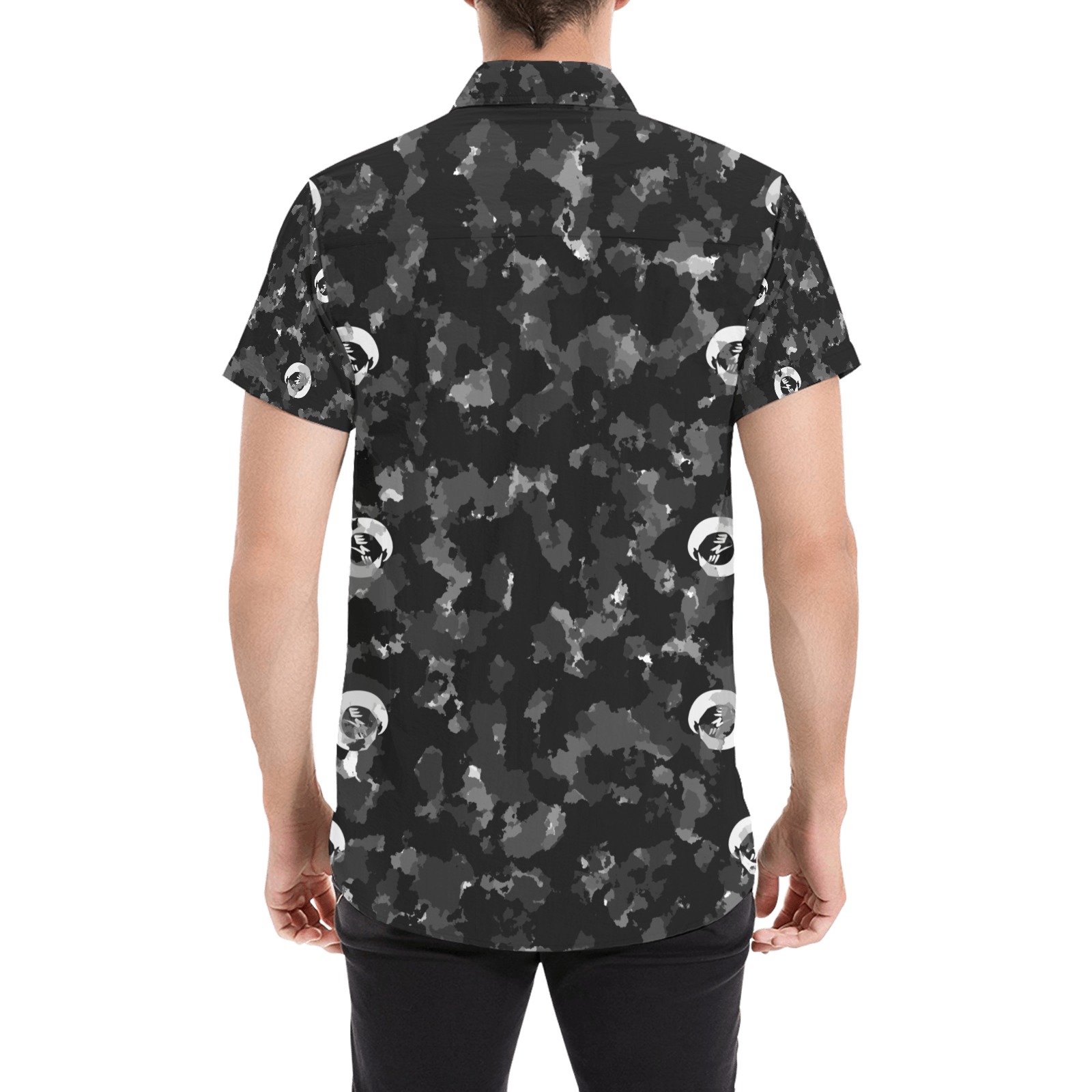New Project (2) (1) Men's All Over Print Short Sleeve Shirt (Model T53)
