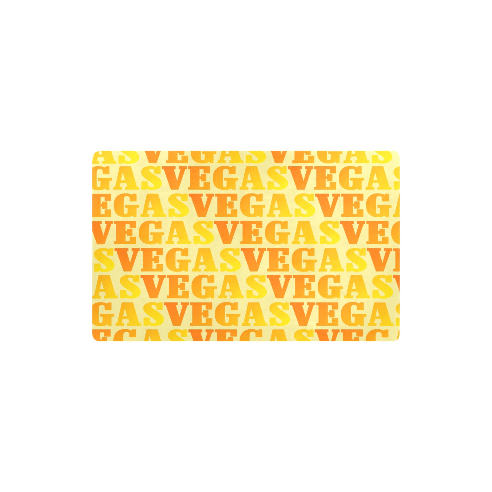 Golden Las VEGAS / Yellow Kitchen Mat 32"x20"