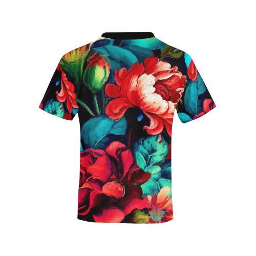flowers botanic art (6) all over print tshirt Kids' All Over Print T-shirt (Model T65)