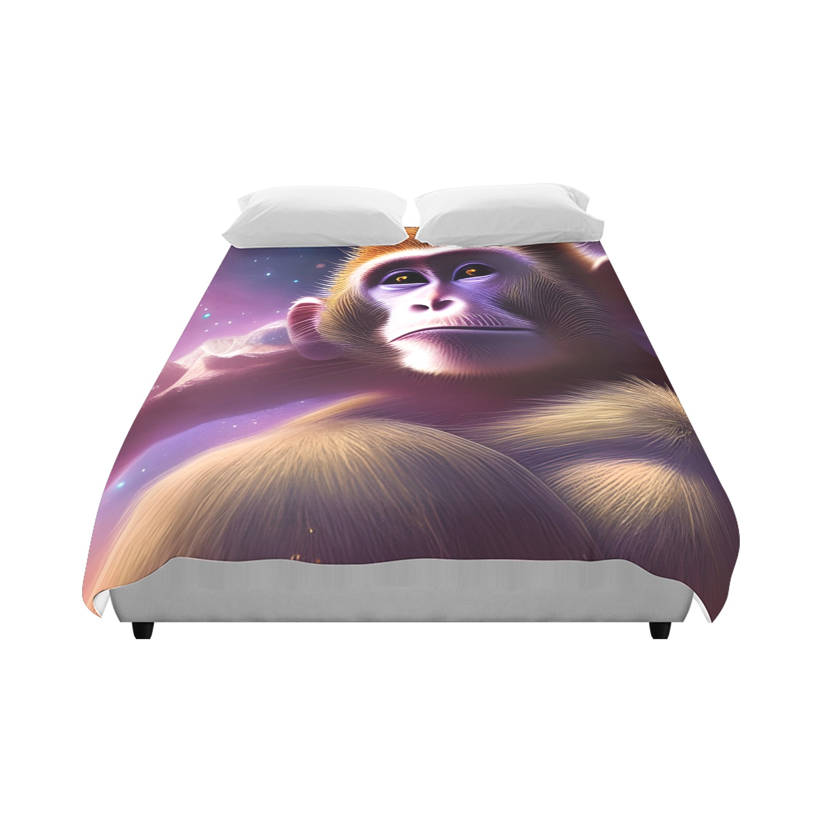 The Monkey (One) Duvet Cover 86"x70" ( All-over-print)