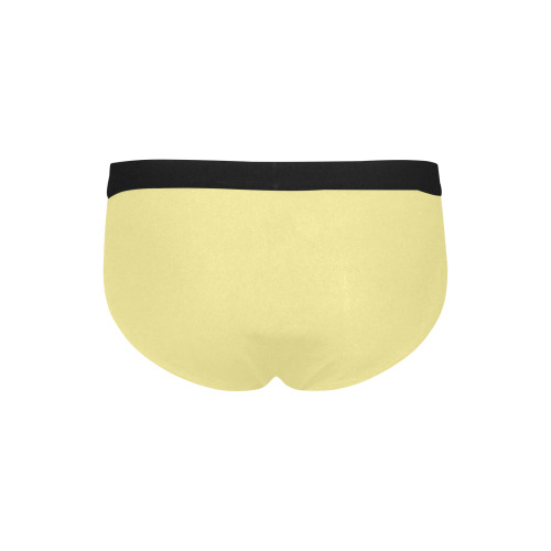 yellow Men's Mid Rise Briefs (Model L48)