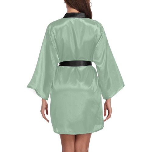 Basil Long Sleeve Kimono Robe