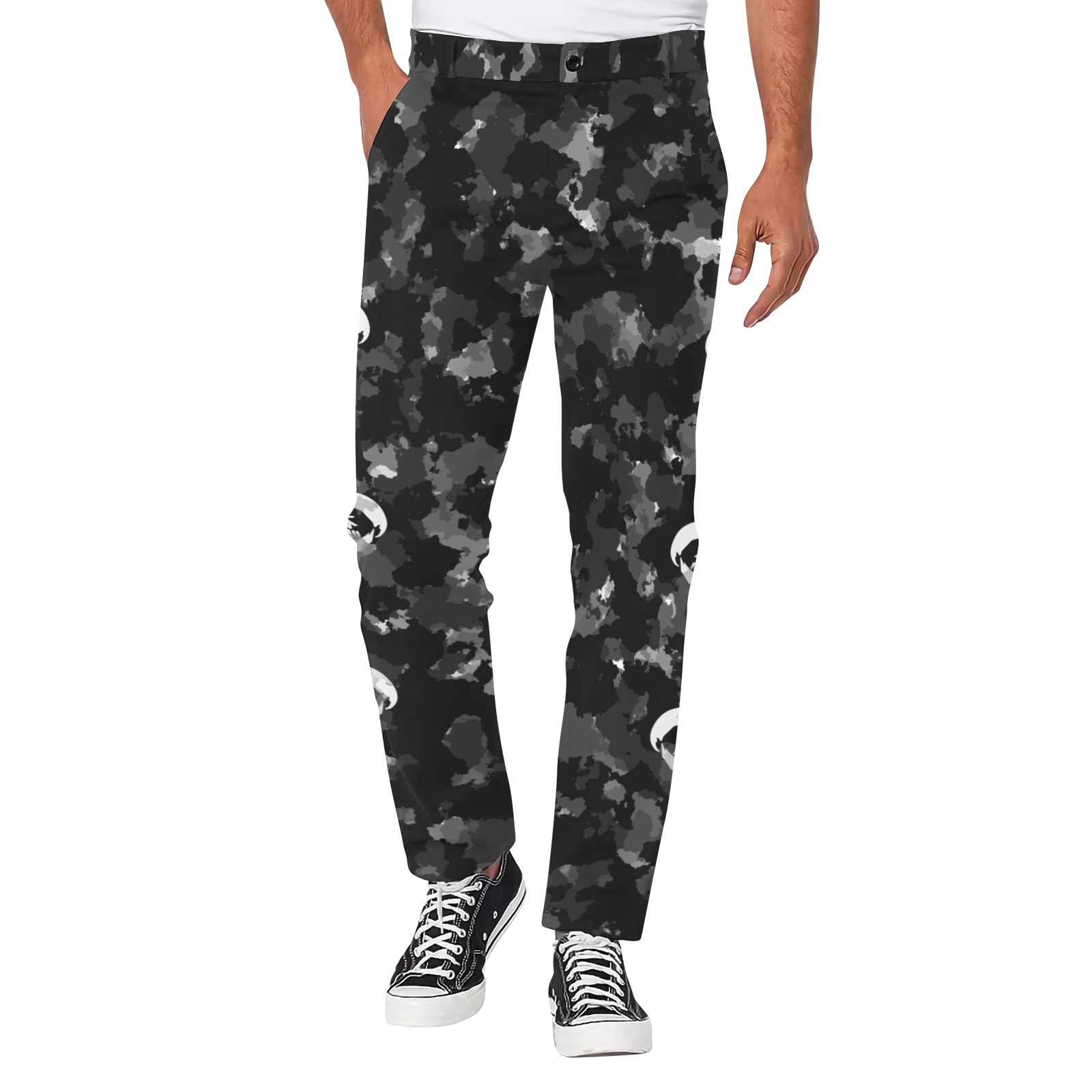 New Project (2) (1) Men's All Over Print Casual Trousers (Model L68)