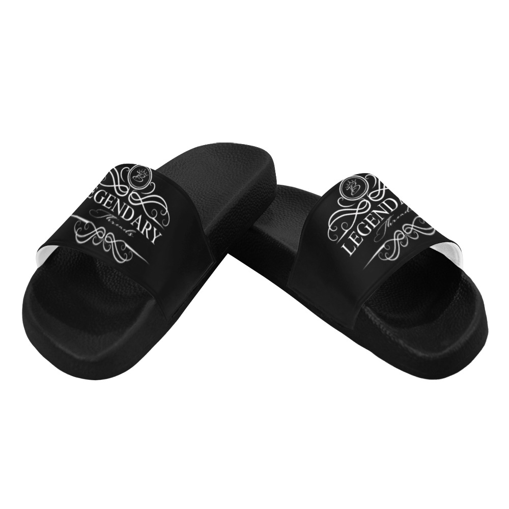 Legendary Slides Black Women's Slide Sandals (Model 057)