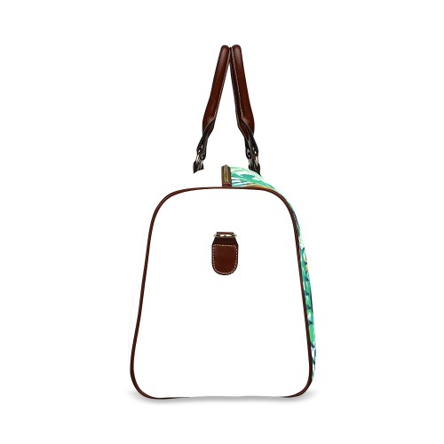 GROOVY FUNK THING FLORAL Waterproof Travel Bag/Small (Model 1639)