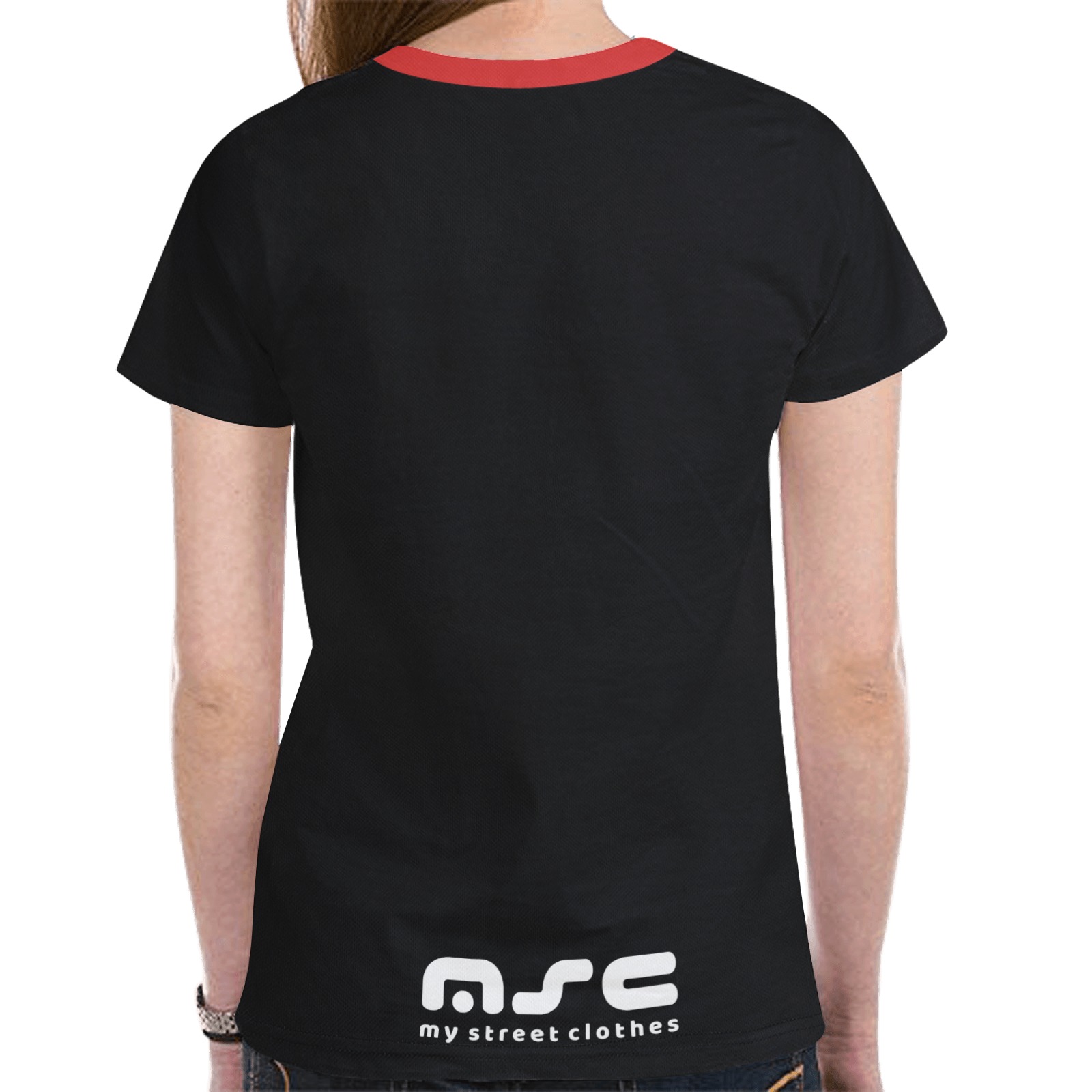 MSC-DopeBlkMom New All Over Print T-shirt for Women (Model T45)