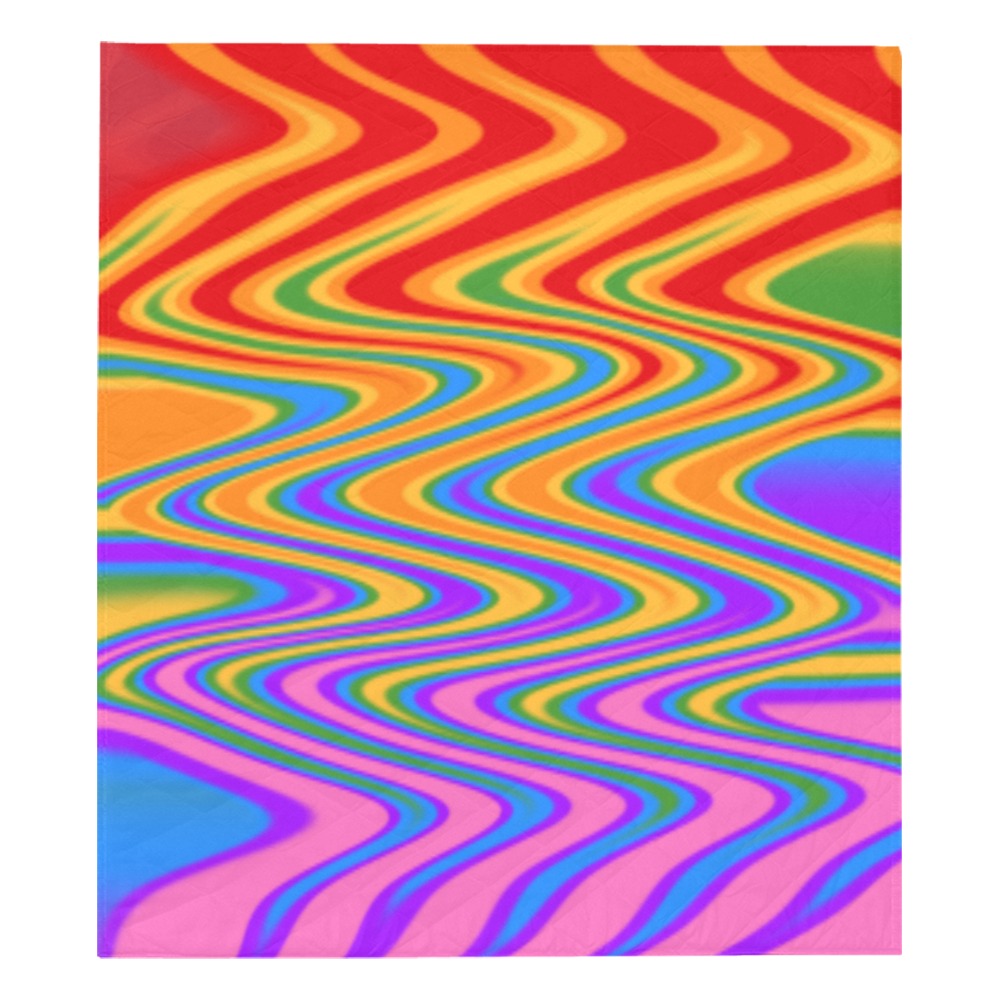 ColorWave Quilt 70"x80"