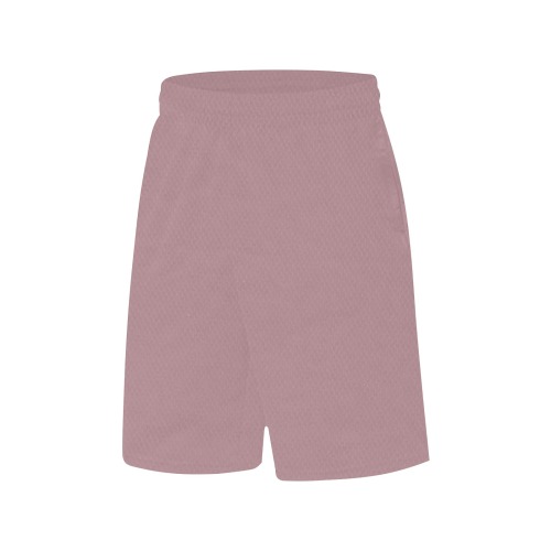 pink All Over Print Basketball Shorts with Pocket