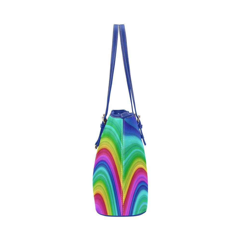Fairlings Delight's Rainbow Collection- 53086I Leather Tote Bag/Large (Model 1651)