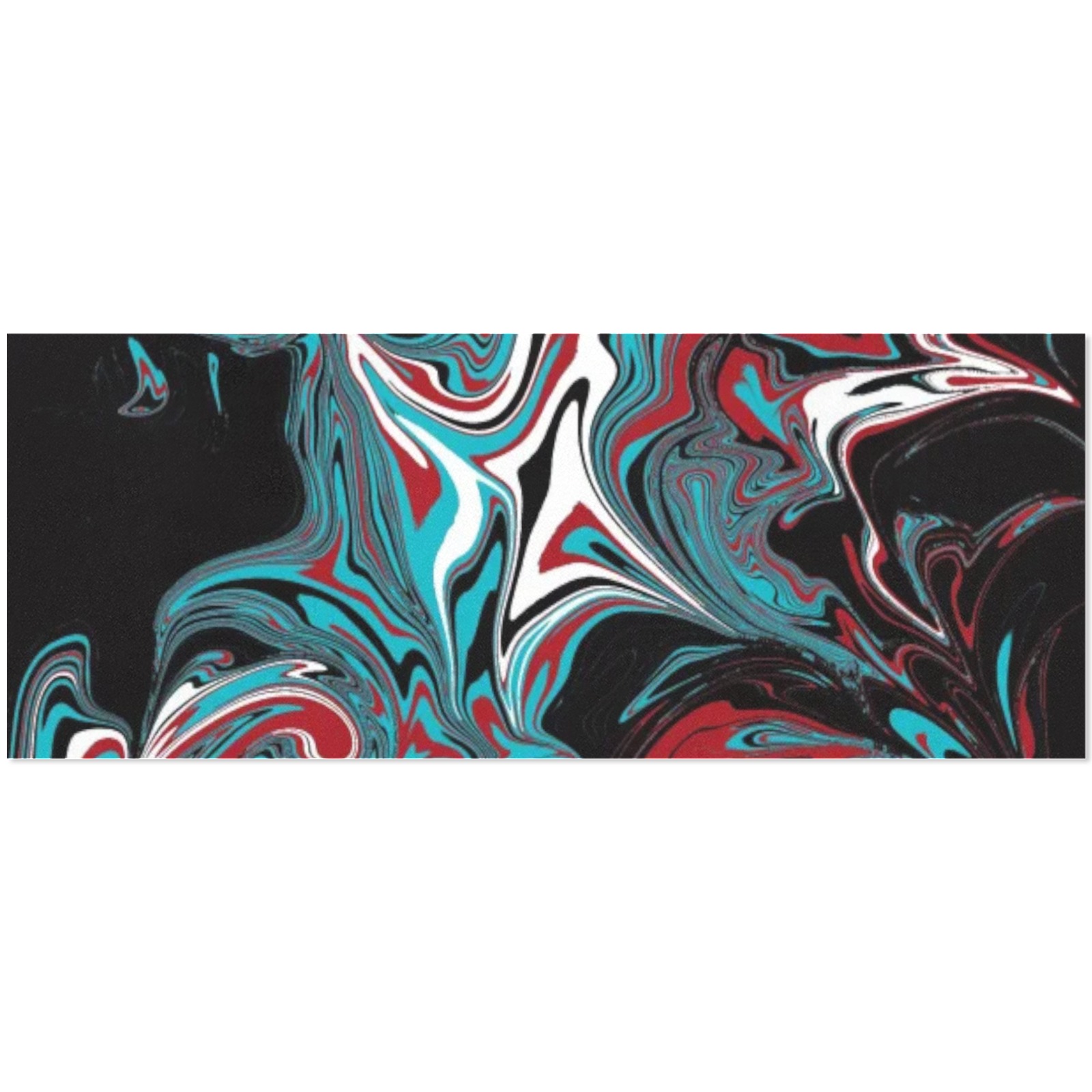 Dark Wave of Colors Gift Wrapping Paper 58"x 23" (1 Roll)