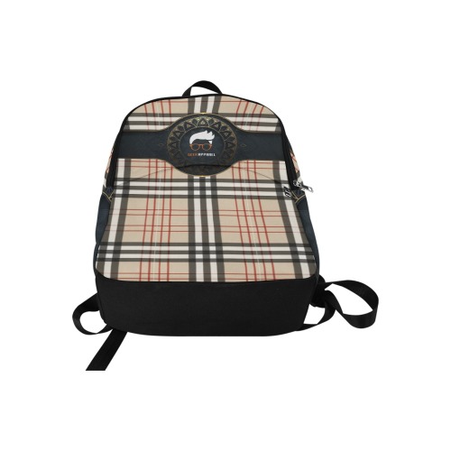 Geek Apparel Signature Plaid Logo Backpack Fabric Backpack for Adult (Model 1659)