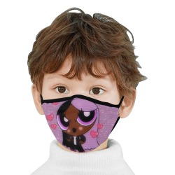 Purple Girl mask Mouth Mask