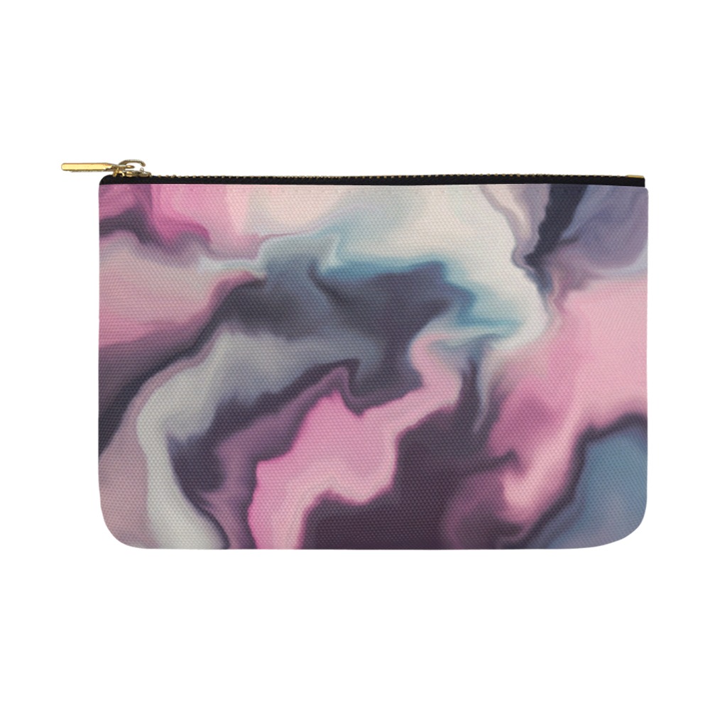 Abstract liquid waves U Carry-All Pouch 12.5''x8.5''