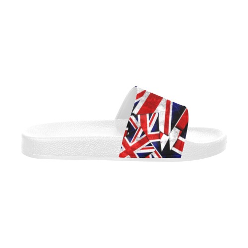 Union Jack British UK Flag Men's Slide Sandals (Model 057)