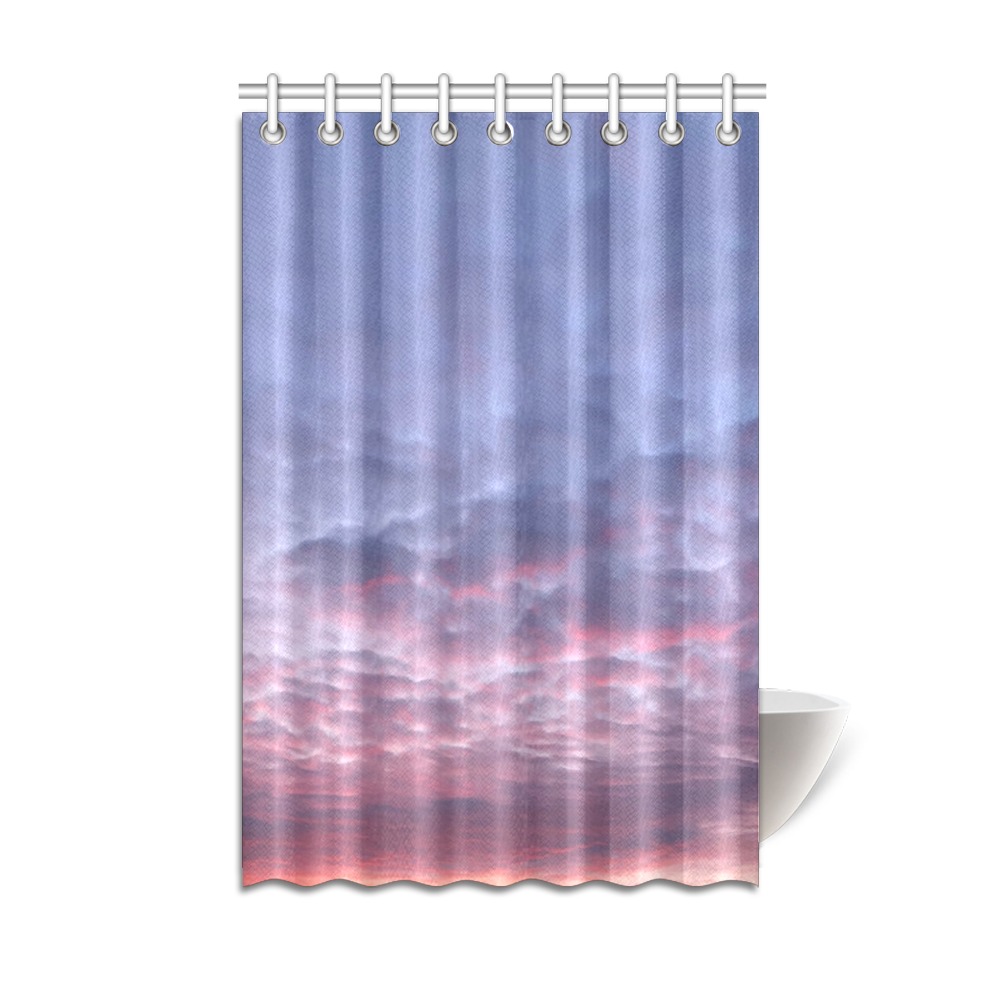 Morning Purple Sunrise Collection Shower Curtain 48"x72"