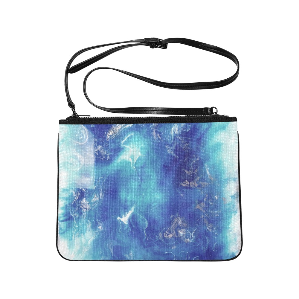 Encre Bleu Photo Slim Clutch Bag (Model 1668)