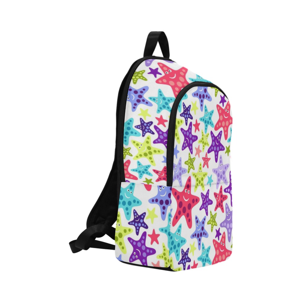 funny starfishes Fabric Backpack for Adult (Model 1659)