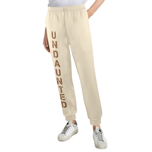 Undaunted Women's Sweat pant (Brown) Women's Casual Sweatpants (Model L72)