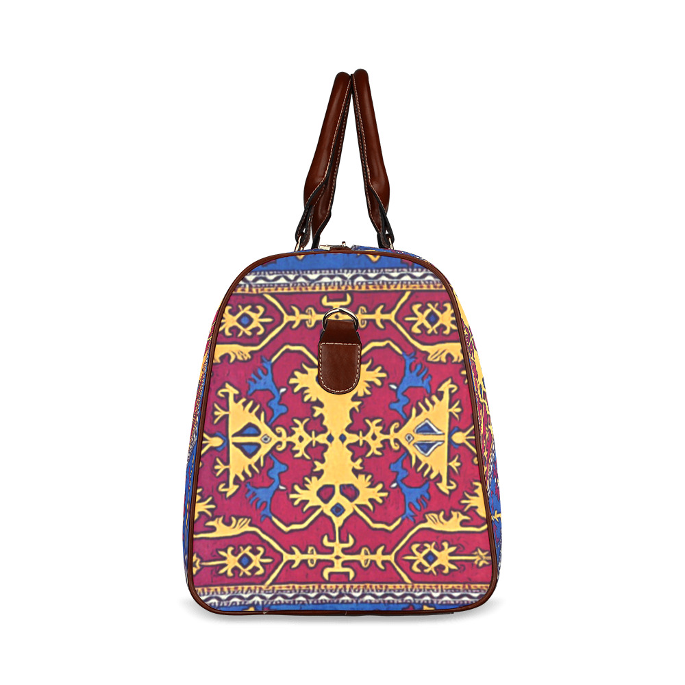 Armenian Traditional Art Waterproof Travel Bag/Small (Model 1639)