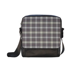 Gray Tartan Crossbody Nylon Bags (Model 1633)