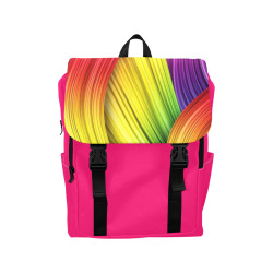 PINK BASE MULTICOLOURED Casual Shoulders Backpack (Model 1623)