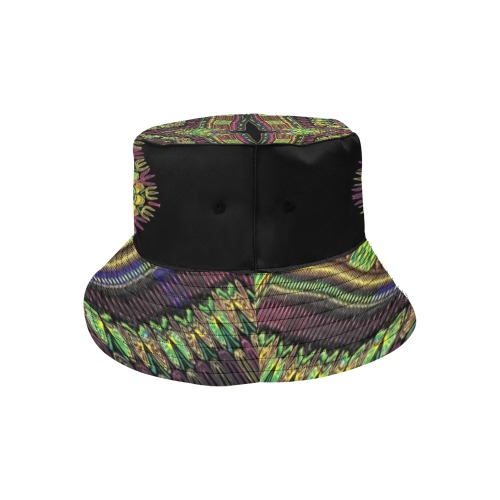 Dashiki_Bucket_Hat-Black All Over Print Bucket Hat