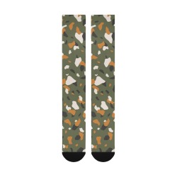 Green terrazzo nature SMP Over-The-Calf Socks