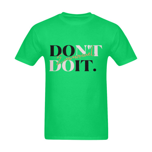 EMMANUEL DON'T DO IT! SUNNY MEN'S T-SHIRT GREEN Sunny Men's T- shirt (Model T06)