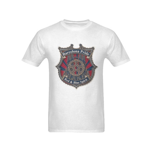 Barcelona Red Horizon T Shirt, Blaugrana City Pride Gift
