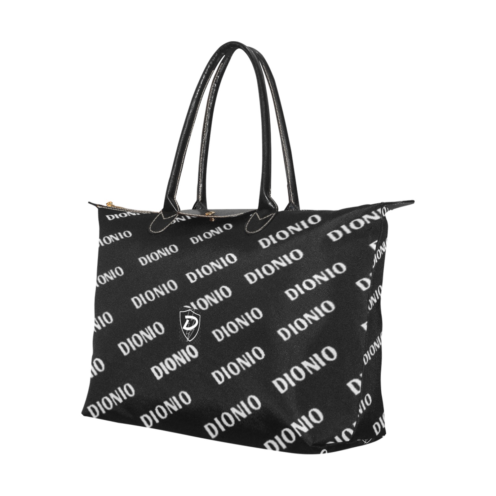 DIONIO - Women's Single Shoulder Lady Handbag (Black Steppers) Single-Shoulder Lady Handbag (Model 1714)