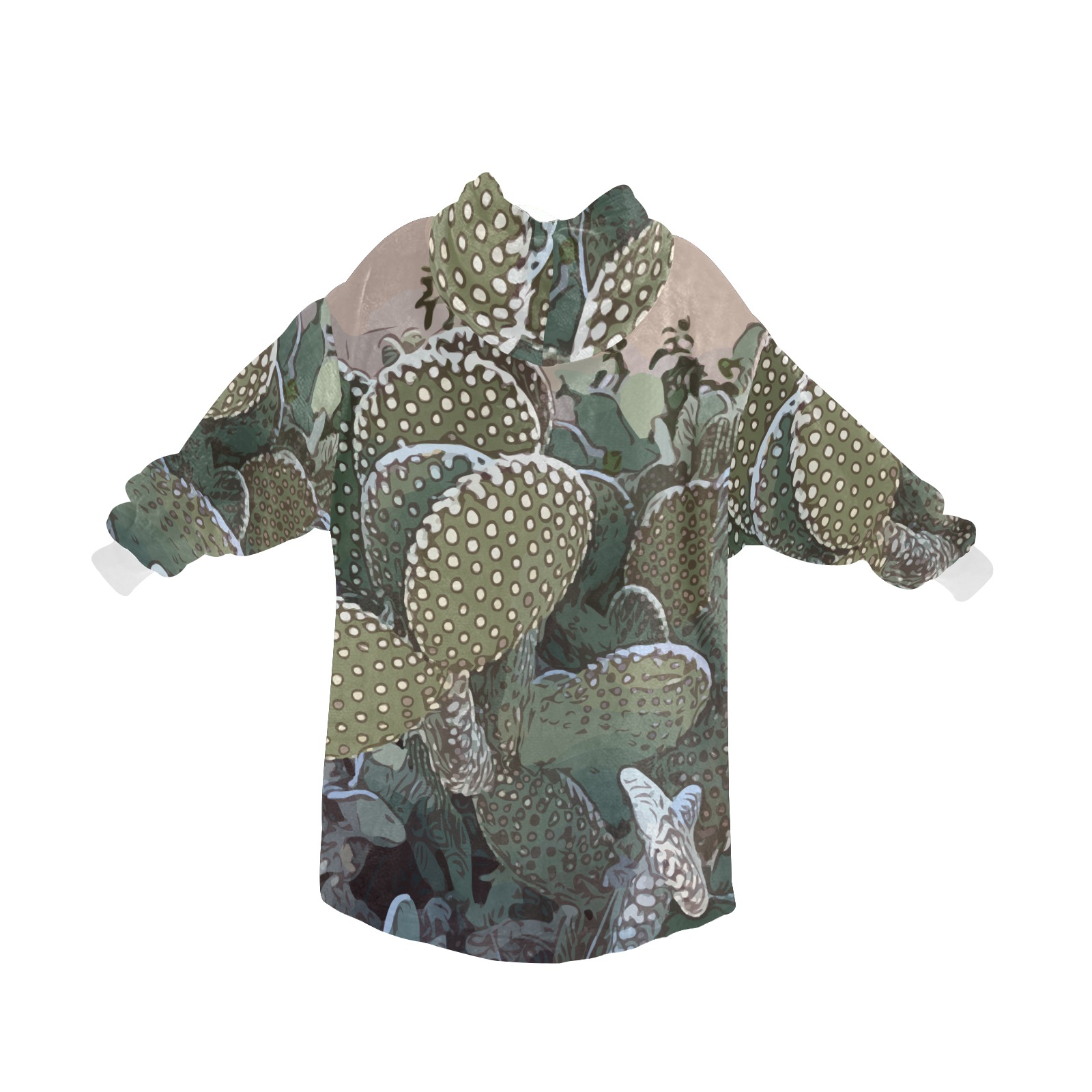 Cactusbedsmall Blanket Hoodie for Men