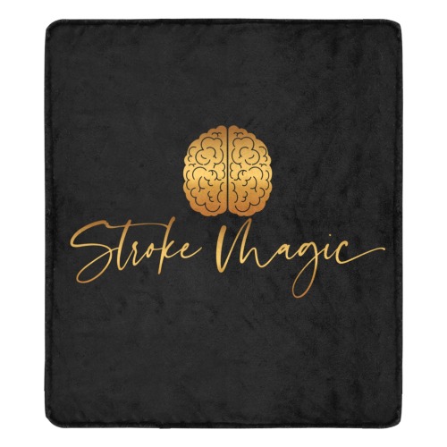 Stroke Magic Logo Black Blanket soft Ultra-Soft Micro Fleece Blanket 70''x80''