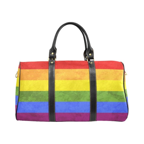Gay Pride Flag Travel Bag New Waterproof Travel Bag/Large (Model 1639)