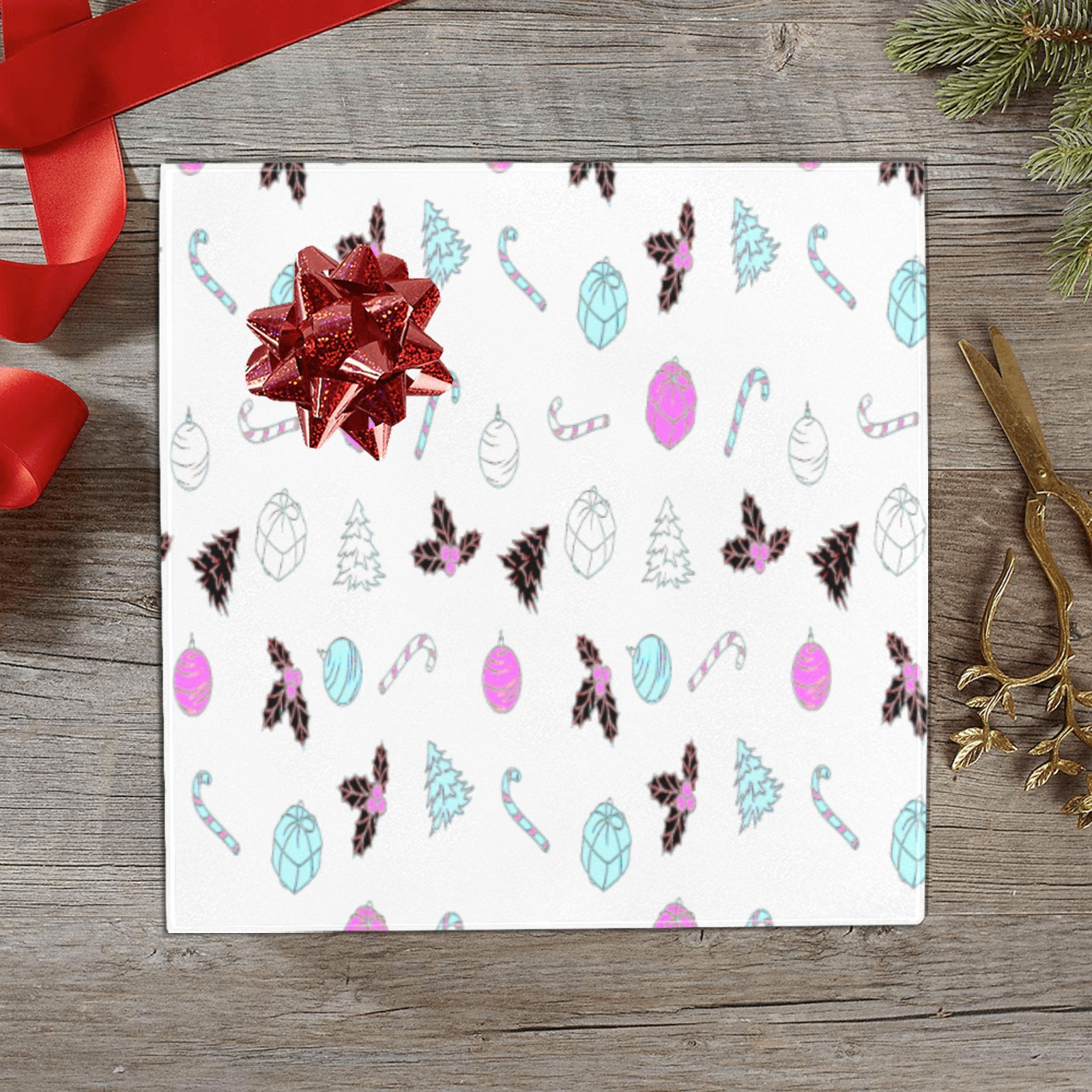 It`s Christmas outside! Gift Wrapping Paper 58"x 23" (4 Rolls)