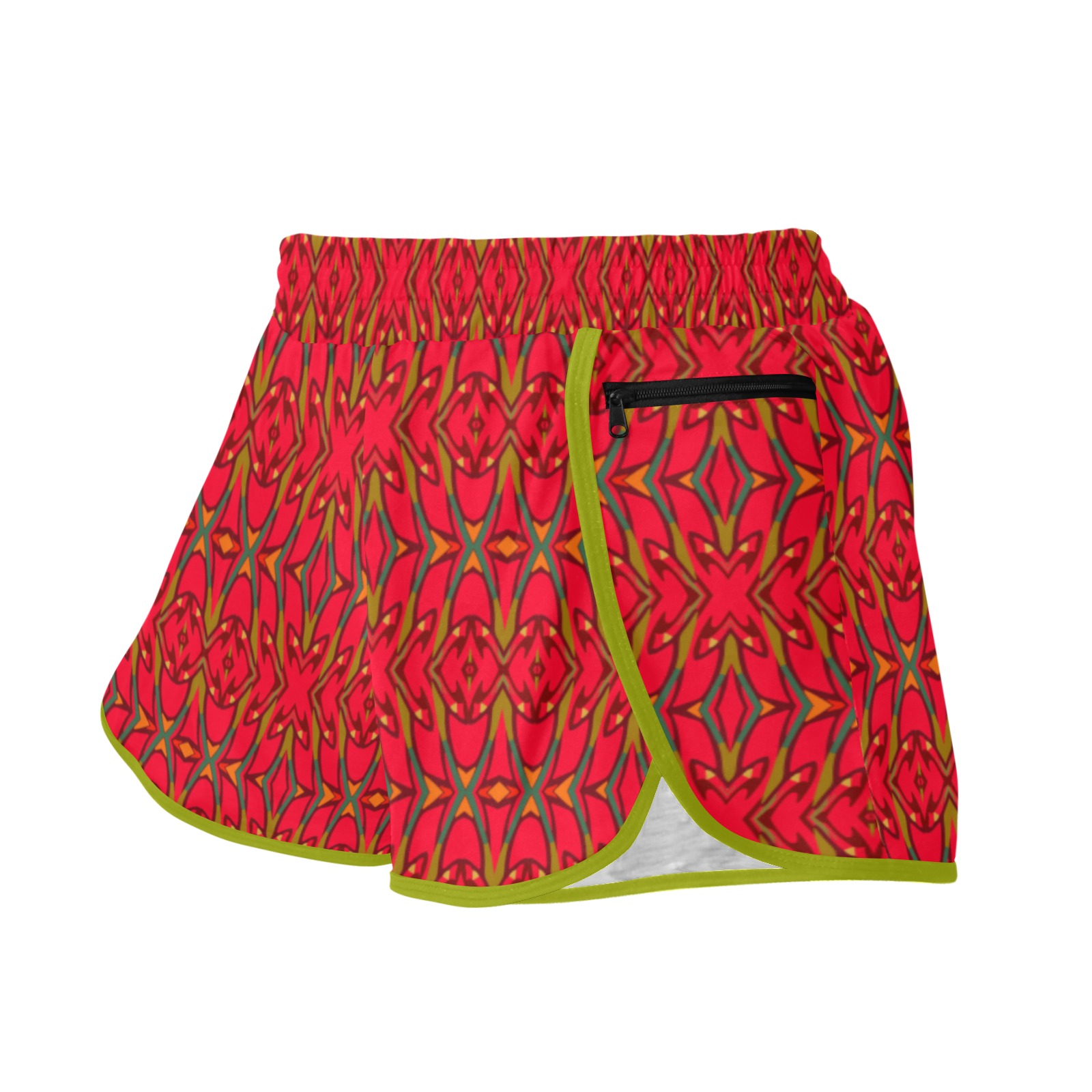Ornamental fucsia eclectic Women's Sports Shorts (Model L61)